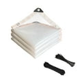 thumbnail image 1 of Cubierta protectora de lona transparente, toldo de lona de poliéster, tienda de campaña a prueba de viento, lona impermeable multiusos, lona de sombra 300cmx250cm, 1 of 8