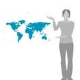 thumbnail image 2 of World Map Wall Art Earth Atlas Decal Sticker, 2 of 4