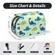 thumbnail image 5 of Disketp Cute Dinosaur Blue Green Estuche de Lápices de Doble Capa con Tapa Abatible y Cremallera, Organizador Escolar para Adolescentes y Adultos, 5 of 7