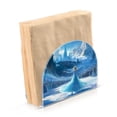 thumbnail image 2 of Qxltty Ice Princess Dancing on The Ice Pattern Acrylic Napkin Holder Set of 2 Transparent Dining Table Kitchen Cafeteria Home Decor 4.1x4.9x1.97in, 2 of 9