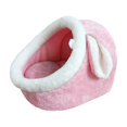 thumbnail image 2 of Winter Warm Cat Kennel Bed Soft Plush Pet House for Cats & Small Dogs Semi Enclosed Fleece Nest for Indoor Sleeping Washable Thick Cozy Pet Pad, 2 of 2