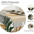 thumbnail image 3 of 60x84inches Boho Mid Century Tablecloth Abstract Geometric Leaves Moon Modern Minimalist Plant Fabric Table Cloth Spill Proof Washable Table Cover for Dining Room Kitchen Indoor Outdoor Use, 3 of 7