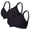 Grey, variant on Women Wireless Bras Soft Bra Bralette Full Coverage Everyday Bras