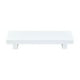 thumbnail image 3 of Bandeja de tocador de madera - Pedestal rectangular para organizador de baño Blanco, 3 of 9
