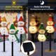 thumbnail image 2 of Luces navideñas solares LIGHTSHINE con forma de muñeco de nieve, 3 unidades, 2 of 5
