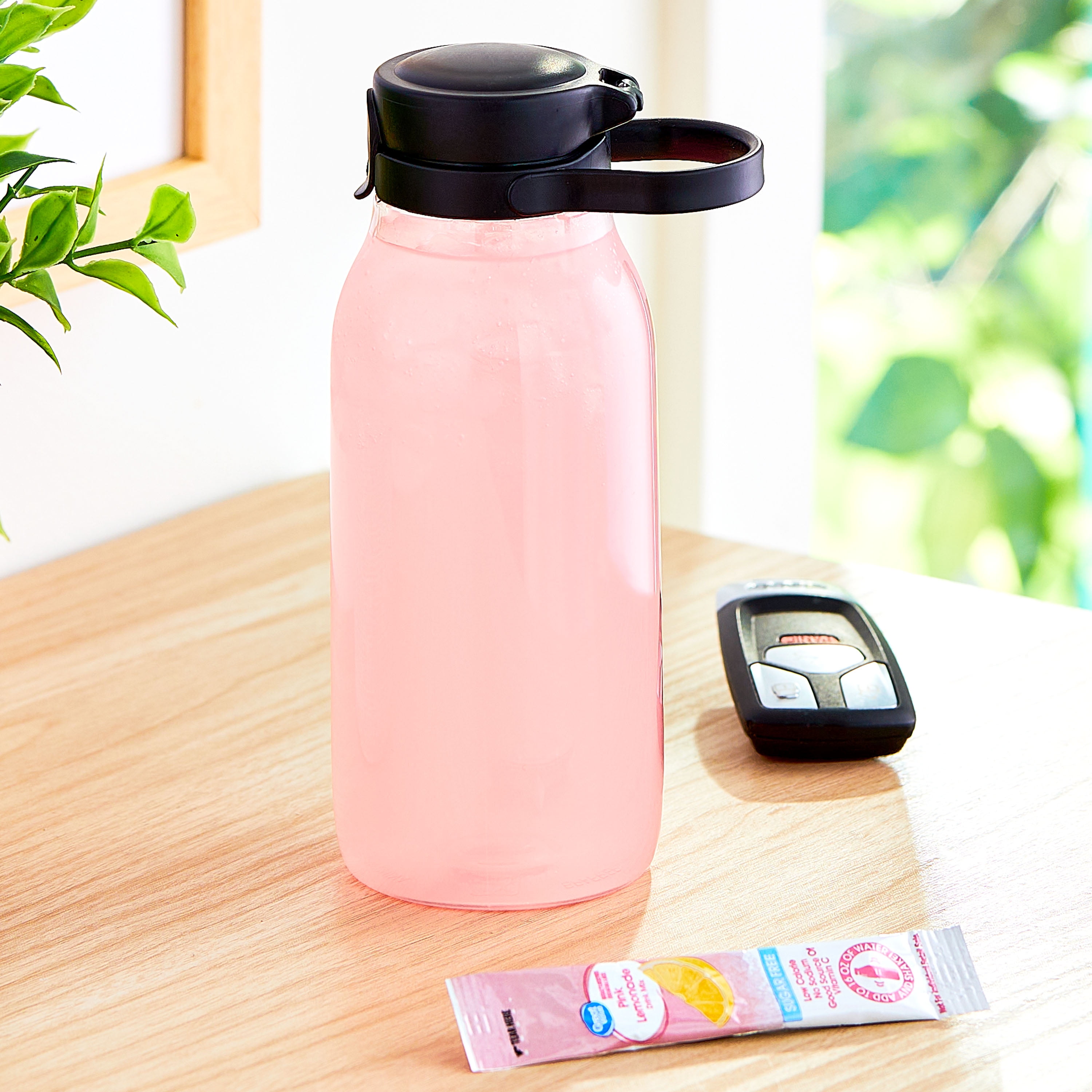 (12 pack) Great Value Sugar-Free Pink Lemonade Drink Mix, 0.14 oz, 10 Count