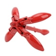 thumbnail image 3 of Foldable Anchor, Rustproof Kayak Grapnel  For Inflatable Boat For Dinghies For Watercraft Red, 3 of 8