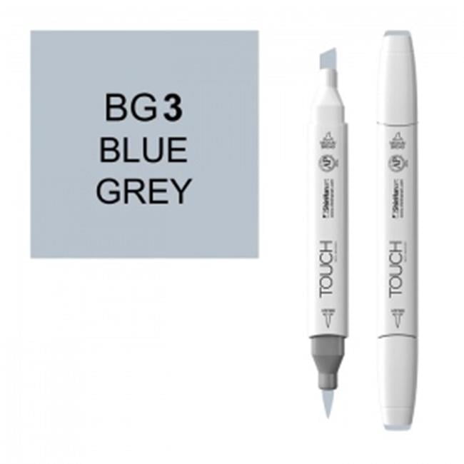 ShinHan Art 1214030-BG3 Twin Blue Grey 3 Marker, White