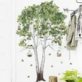 thumbnail image 1 of Calcomanía extraíble para pared de árbol, decoración artística DIY, Mural, decoración verde para sala de estar, dormitorio, ventana, gabinete TUNC Sencillez, 1 of 5