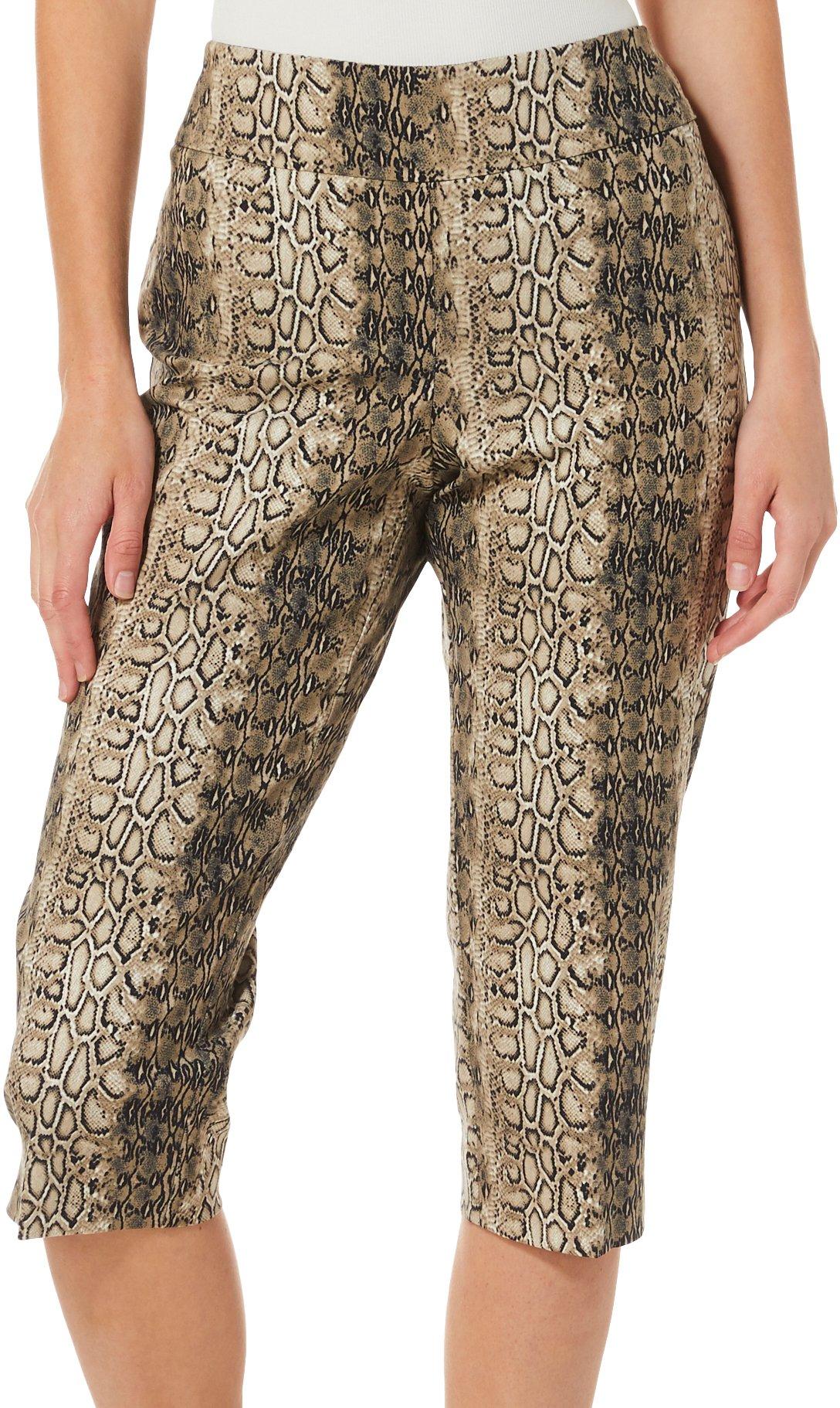 Counterparts Plus Pull On Snake Capris