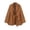#342-Coffee, variant on AUNVITO Women's Casual Long Sleeve Jacket with Belted Waist, Button Front Lapel Collar and Pockets Lightweight Nylon Spandex Outerwear