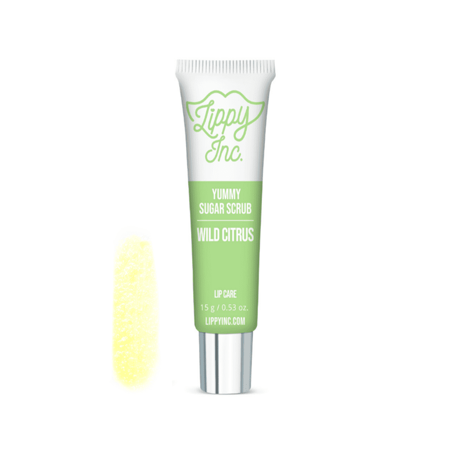 Lippy Inc. Wild Citrus Sugar Scrub, All Natural Lip Scrub, Lip