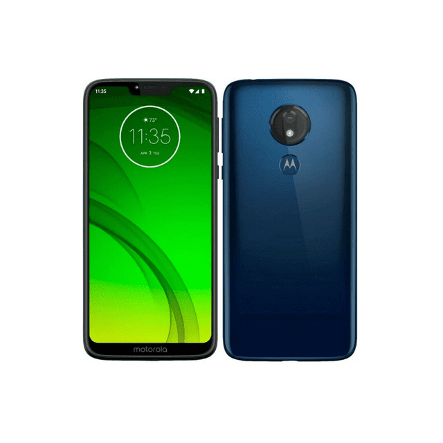 Celular Motorola g7 Power, 32 gb de almacenamiento, Azul marino, Reacondicionado.