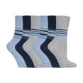 thumbnail image 1 of Gentle Grip - 6 Pairs Ladies Gentle Grip Non Elastic Crew Socks, 1 of 2