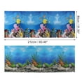 thumbnail image 2 of Unique Bargains Aquarium Background Poster Double-sided Fish Tank Background Decorative Paper Sticker 83.46"x31.50", 2 of 7