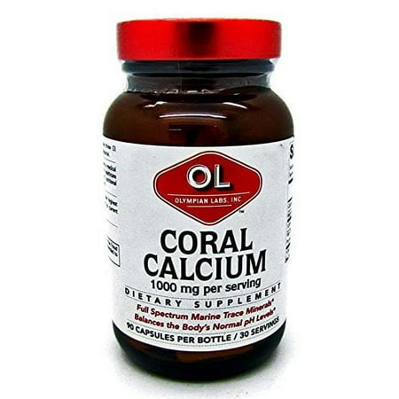 Olympian Labs Coral Calcium - 1 g - 90 Capsules