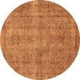 thumbnail image 1 of Ahgly Company Indoor Round Abstract Brown Modern Area Rugs, 5' Round, 1 of 4