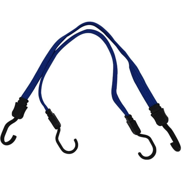 2 Pack 19mm x 24" Flat Bungee Cords