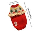 thumbnail image 3 of Winter Christmas Cat Clothes Warm Pet Sweater Outfit Festival Cozy Feline Apparel Holiday Wear Seasonal Pet Fashion, 3 of 5