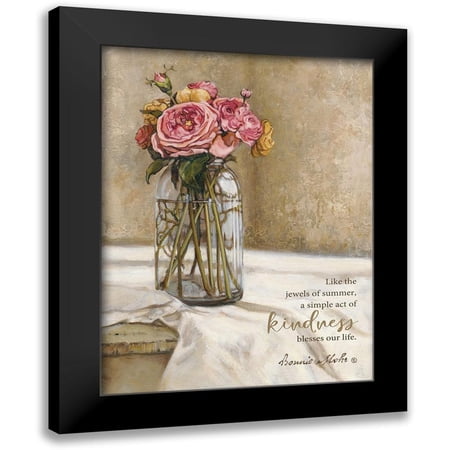 Mohr, Bonnie 12x14 Black Modern Framed Museum Art Print Titled - Jewels of Summer