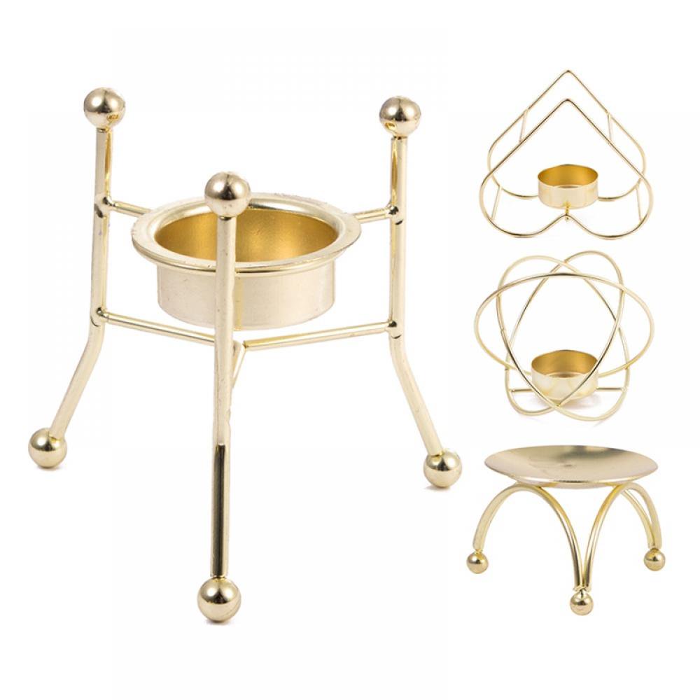 Gold Wall Candle Holders Fit Tealight Candle or Pillar Candle ,Wall Candle Holder Decorations