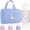 Blue, variant on Travel Hanging Toiletry Bag & Makeup Bag, Personalized Initial Toiletry Pouch, Birthday Gifts for Women Teen Girls, Cruise Essentials, Purple a