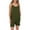 A-Army Green, variant on Girls Sleeveless Jumpsuits Kids Casual Spaghetti Strap Rompers Summer Short Overalls with Pockets 5-14Y A-Light Blue