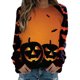 thumbnail image 1 of TRKIYQC Sudadera de Halloween para Mujer con Estampado de Dibujos Animados, Versión Suelta Informal Traje Festivo de Manga Larga con Cuello Redondo TRKIYQC moda, 1 of 8