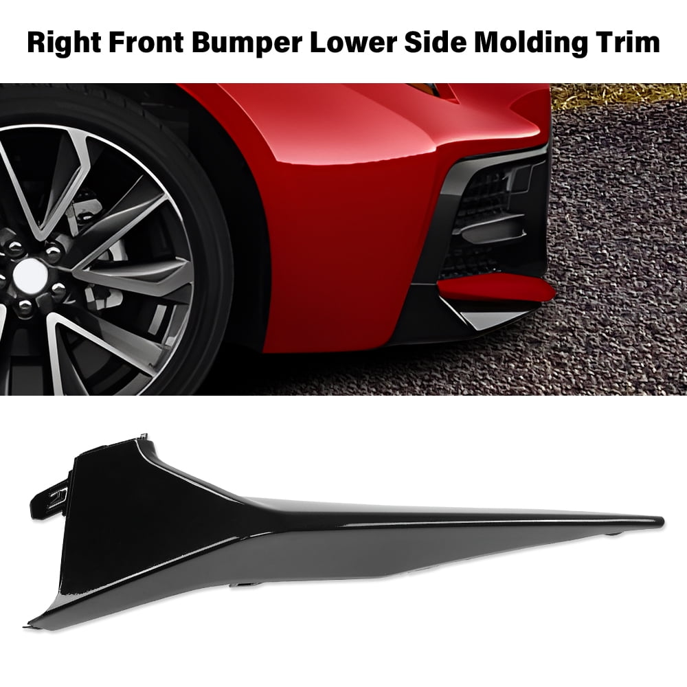 PIT66 Front Bumper Side Lower Molding Trim Right Passenger Side Fit for Toyota Corolla 2020-2022 5211202110 5211212310 TO1047112