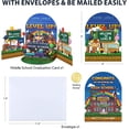 thumbnail image 3 of WaaHome 8th Grade Graduation Gifts - Funny Level Up Pixel Game Style 3D Pop Up 8th Grade Graduation Card for Son Daughter Grandkids Game Lover with Envelope, Middle School Graduate (6”x8”), 3 of 7
