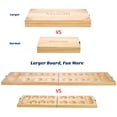 thumbnail image 4 of Juego de mesa AMEROUS Mancala de madera con 72+8 piedras de cristal, 4 of 9