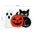 thumbnail image 5 of Evergrace Halloween Cat Bath Rug White 17"x24", 5 of 5