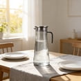 thumbnail image 4 of Tauxra Clear Striped Acrylic Cold Water Kettle With Stainless Steel Lid For Kitchen Dining Outdoor, 4 of 7