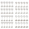 thumbnail image 1 of Coofit Place Porte-Cartes en Métal: 40PCS 3.35in Porte-Notes Photo Porte-Photos Fil, 1 of 10