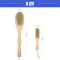 thumbnail image 4 of Vocoste Dry Brushing Back Scrubberfor Wet Dry Brushing Dual Sided Long Handle Body Brush Set, 4 of 7