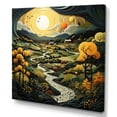 thumbnail image 2 of Designart "Countryside Reverie Painting VIII" Landscapes Wall Art Living Room, 2 of 5