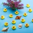 thumbnail image 3 of 50 Pack Mini Yellow Rubber Ducks – Squeaky Bath & Party Favors, Cake Toppers, Stress Relief Toys for Adults, 3 of 6