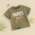 thumbnail image 3 of Okbabeha Daddys Girl Baby Clothes Daddy and Me Matching Outfits Dad and Baby Short Sleeve T Shirt, 3 of 6