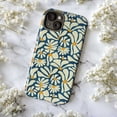 thumbnail image 5 of Retro Daisy Flower Phone Case, Vintage Floral Pattern Aesthetic Protective Cover for iPhone 16 15 14 13 12 11 Pro Max Plus Mini, 5 of 6