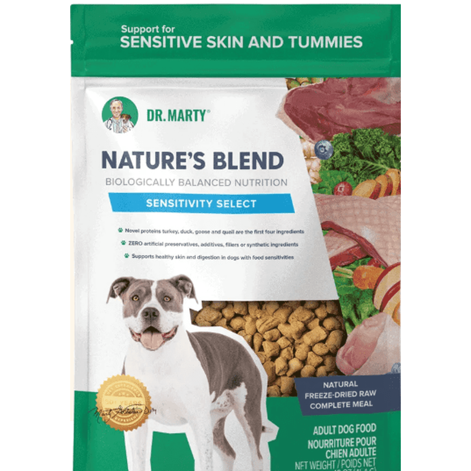 Dr. Marty Nature'S Blend Sensitivity Select Freeze-Dried Dog Food, 6-Oz (Size: 6-Oz)