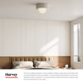 thumbnail image 4 of Alora Lighting SF426012PW Harvey 12" Wide Flush Mount Bowl Ceiling Fixture - White, 4 of 7