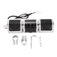 thumbnail image 1 of Altavoz Bluetooth inalámbrico para motocicleta, IP54, resistente al agua, 12 V CC, sistema de sonido para montar en el manillar, color plateado, 1 of 14