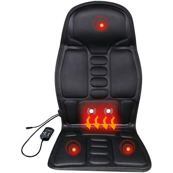 Massage seat cover back massager Massage seat cover vibration massage seat cushion massage mat with vibration heat 5 motor vibrations 8 massage modes