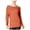 Brown, variant on bar III Womens Strappy Knit Blouse, Orange, X-Large