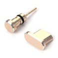 thumbnail image 1 of tredstone 2PCS/Set Metal Charging Port + Earphone Port Dust Plug Replacement for Android Mobile Phone 3.5mm Headset Stopper, 1 of 9