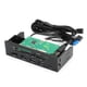 thumbnail image 3 of M Buder Estación de Acoplamiento Panel Frontal 5.25 y 3.5 Pulgadas Type-C USB 3.0 eSATA Hub Lector de Tarjetas para PC Computadora Alta Velocidad 13.3 cm / 5.25 inches, 3 of 9