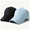 black+light blue, variant on 2-Pack Unisex Classic Cotton Baseball Caps - Adjustable Hard Brim Dad Hats, Solid Color Plain Blank Visor for Men & Women (Sun Protection & Casual Wear)