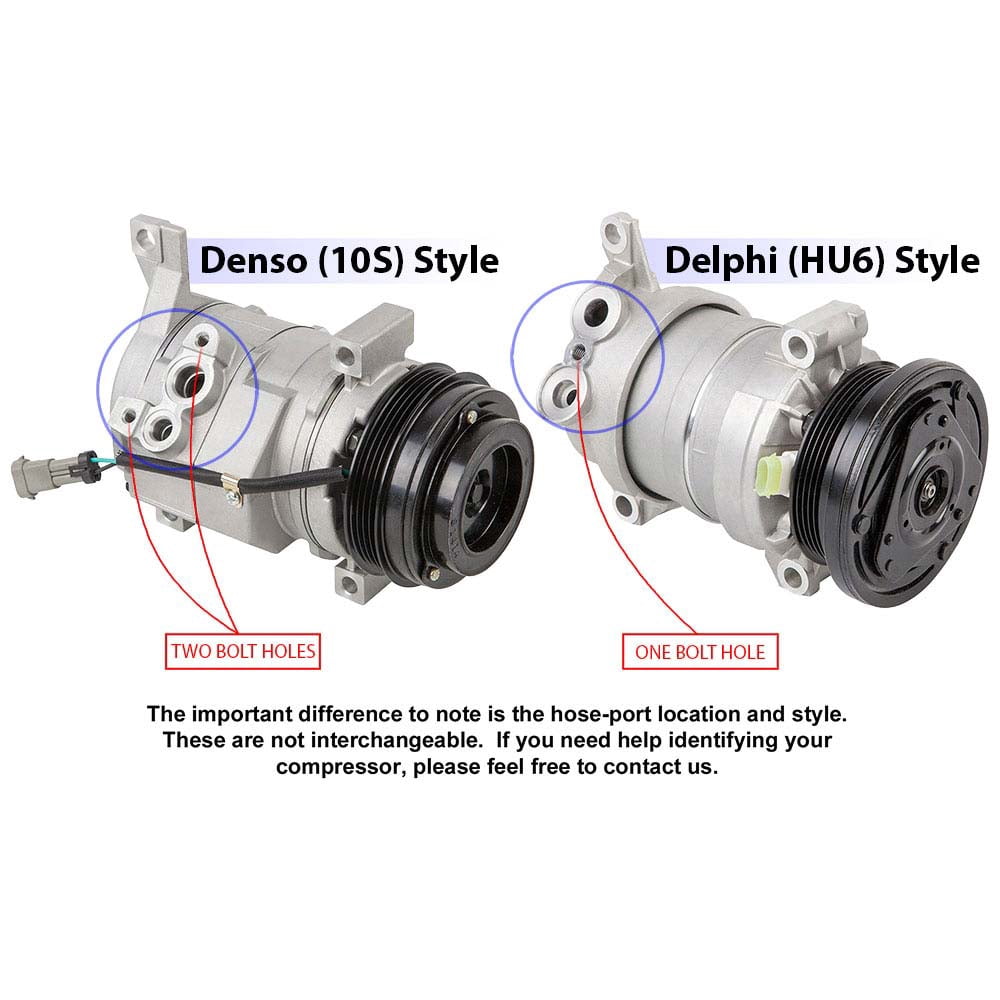 AC Compressor & A/C Clutch For Chevy Silverado Suburban Tahoe Avalanche Colorado Express GMC Sierra Yukon Canyon Savana - BuyAutoParts