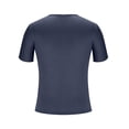 thumbnail image 4 of Chiccall Mens Summer T Shirts Super Soft Casual V Neck Tee Solid Slim Pullover Shirt with Pocket, 4 of 7