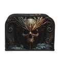 thumbnail image 2 of Daiia Vintage Ornate Skull Pattern 4 slice Toaster Cover, Toaster Appliance Dust-proof Cover For Kitchen Small Appliance Dust Cover and Fingerprint Protection, 2 of 7